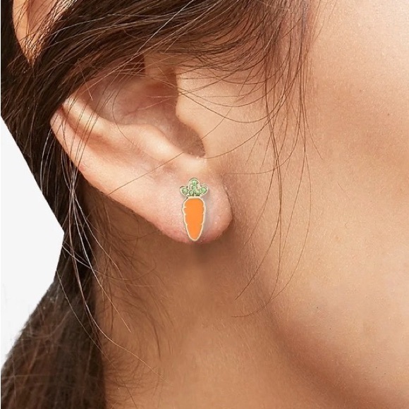 ๐ฐWay to Celebrate Easter Stud Earrings Set- Bunny, Carrot, Daisy Goldtone Set - Picture 4 of 8